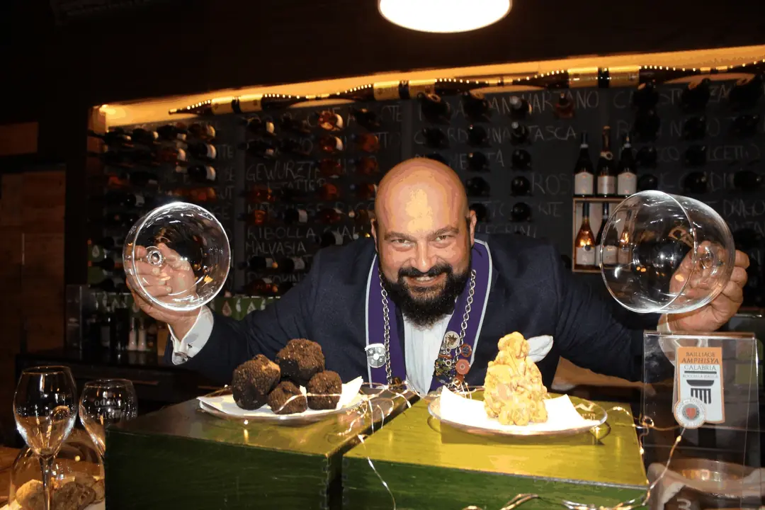 Daniele Violoni, The Lord of Truffle, durante un Evento al Tartufo