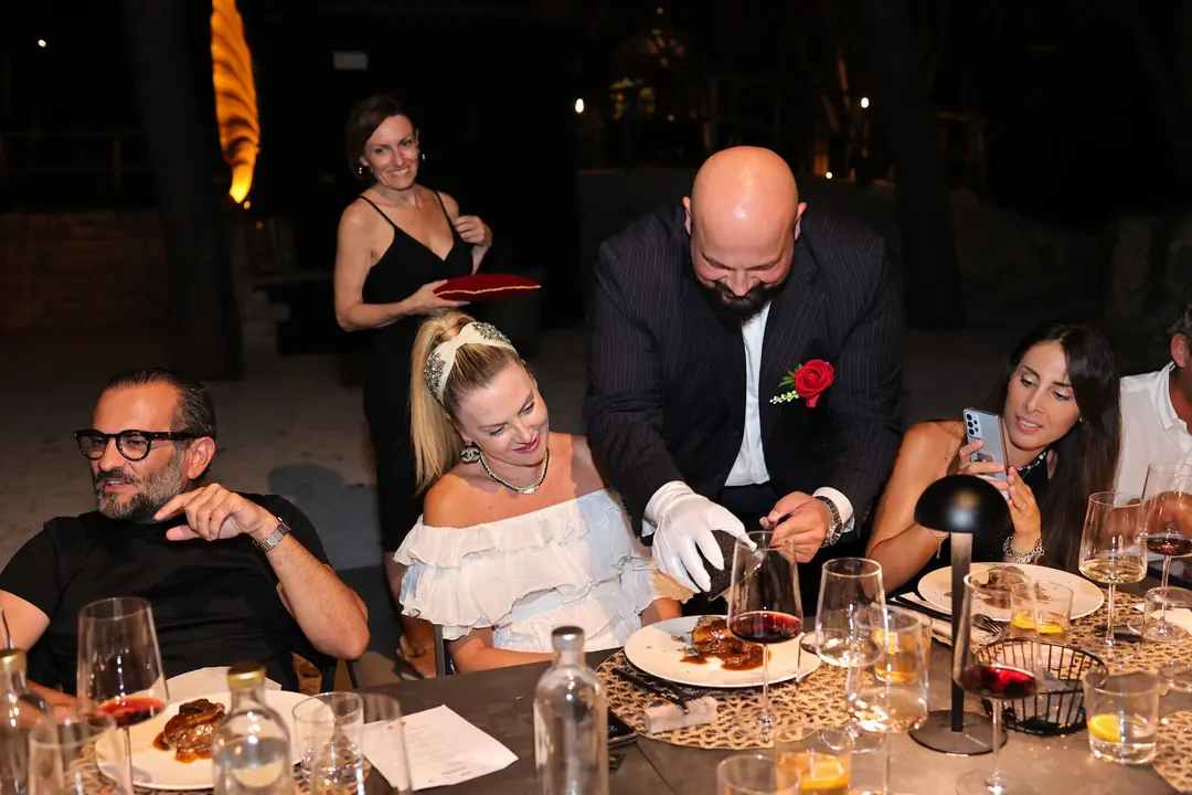Daniele Violoni, The Lord of Truffle, durante un Evento al Tartufo