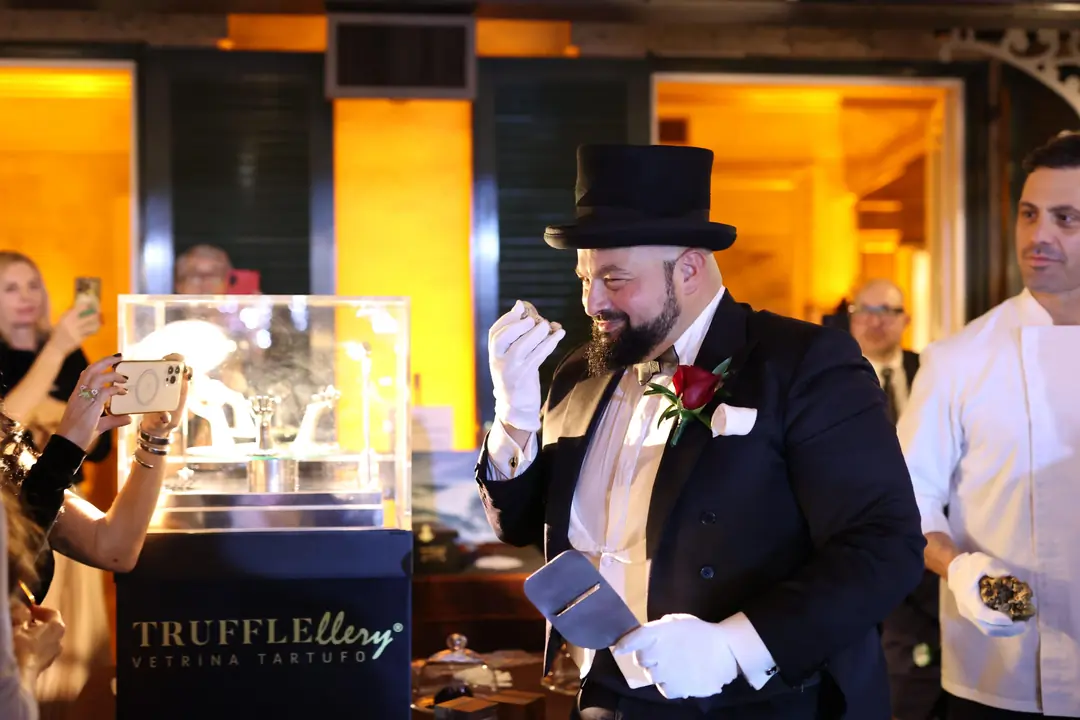 Daniele Violoni, The Lord of Truffle, durante un Evento al Tartufo