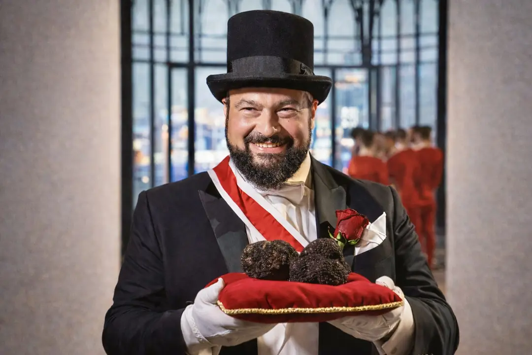 Daniele Violoni, The Lord of Truffle, durante un Evento al Tartufo