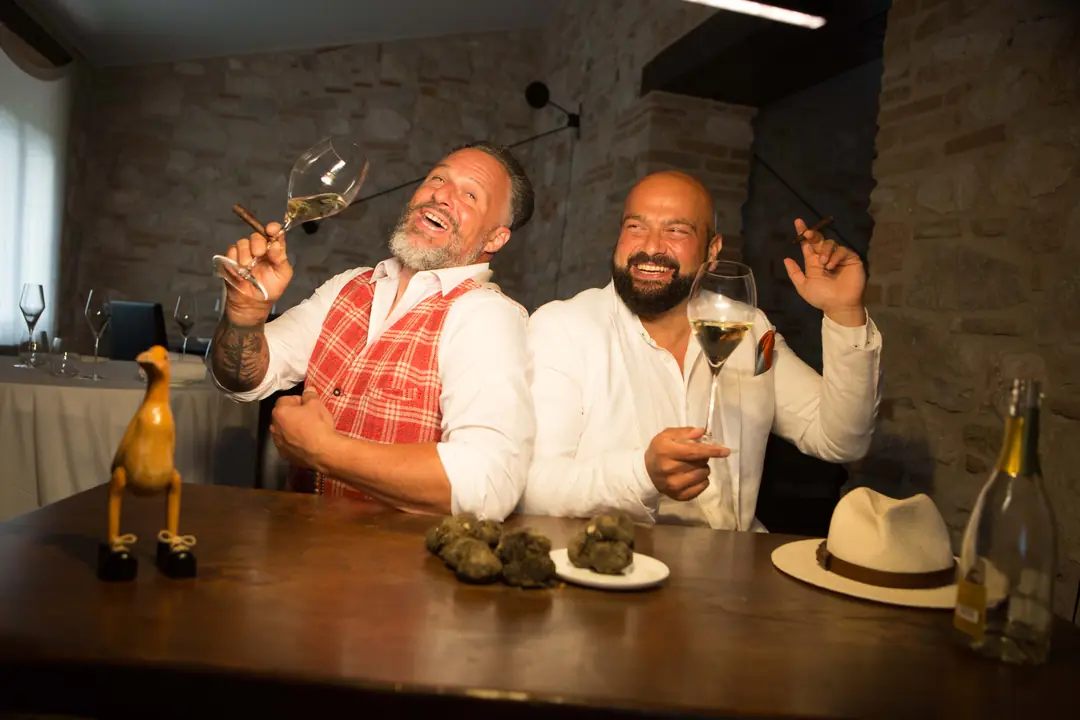 Daniele Violoni, The Lord of Truffle, durante un Evento al Tartufo