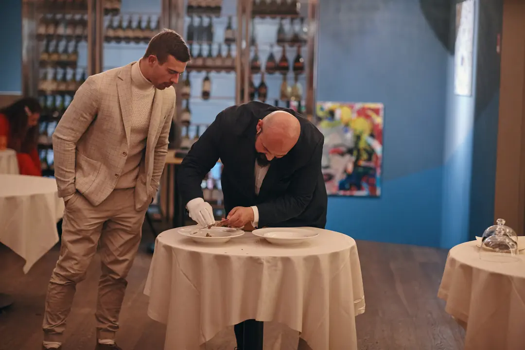Degustazione di Tartufo al tavolo